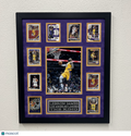 Lebron James 10-Card Custom Display Frame Los Angeles Lakers
