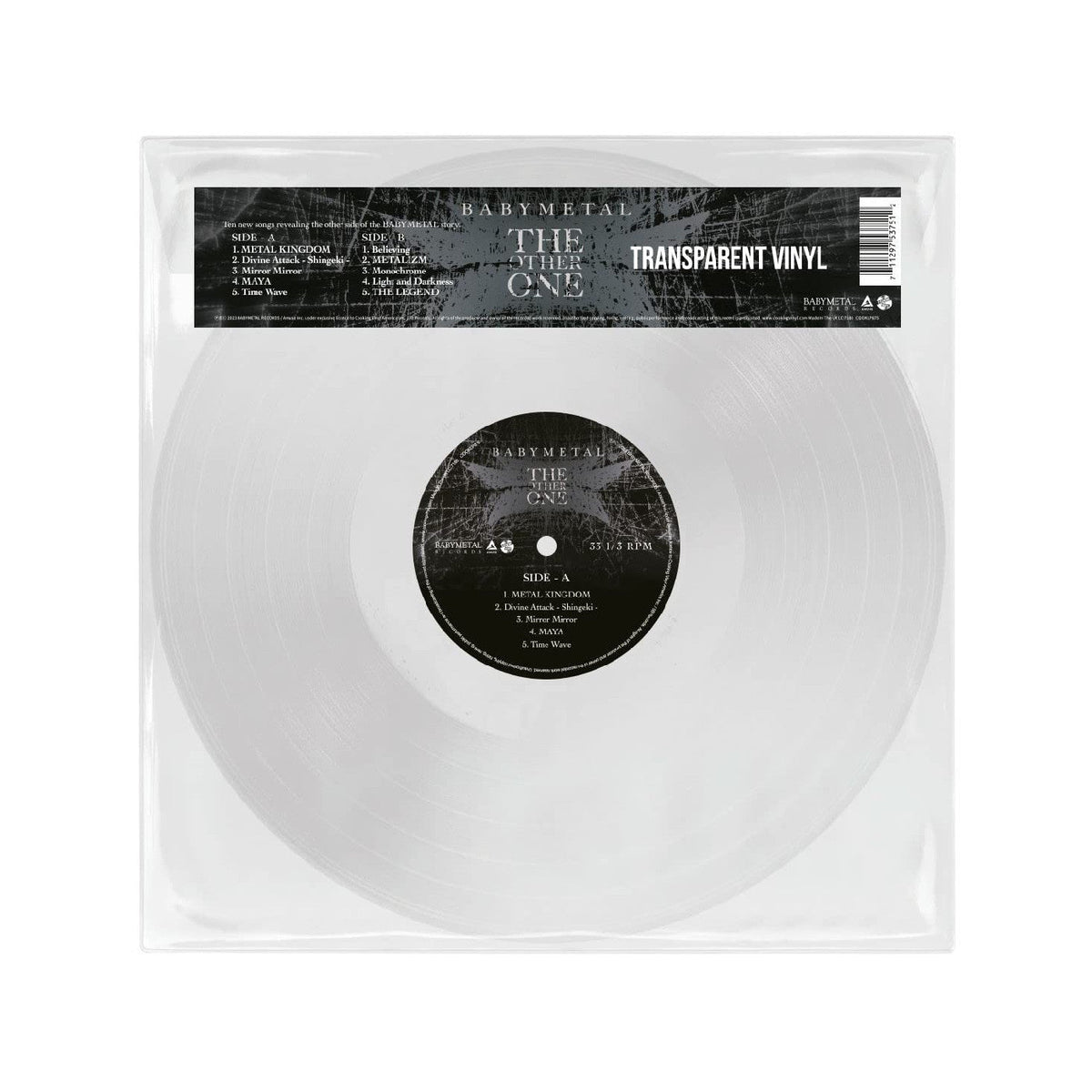 Babymetal - The Other One (Transparent Vinyl) Vinyl Record