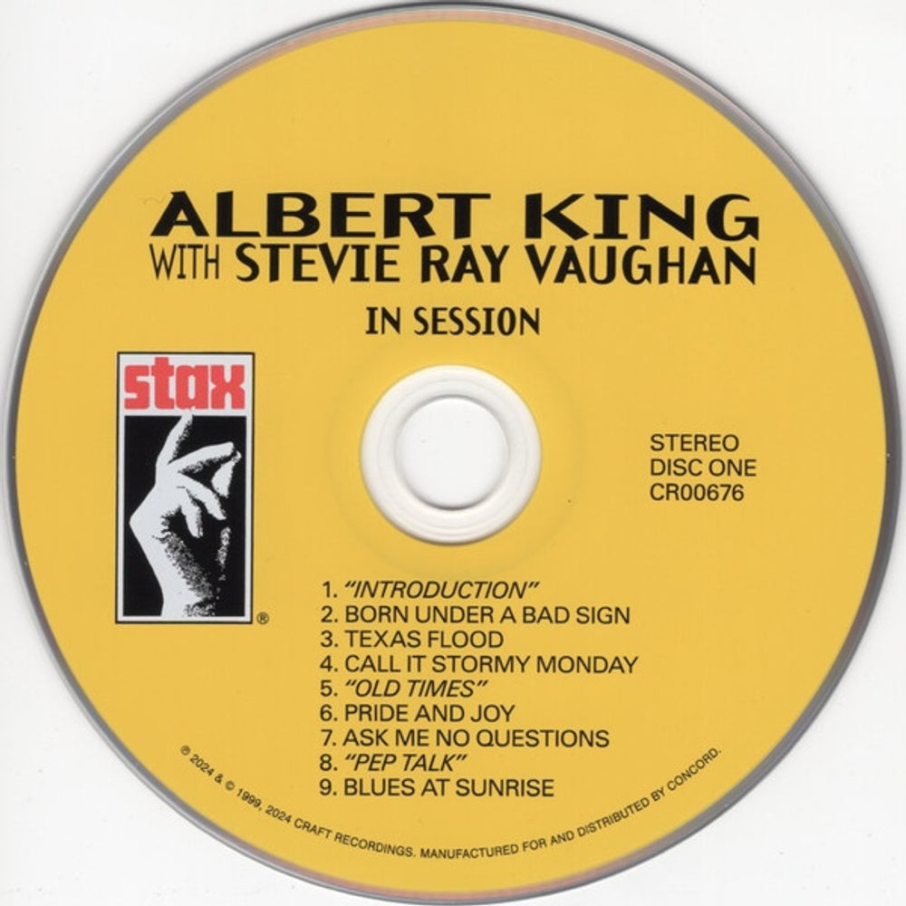 Albert King & Stevie Ray Vaughan - In Session (2-CD) Music CD
