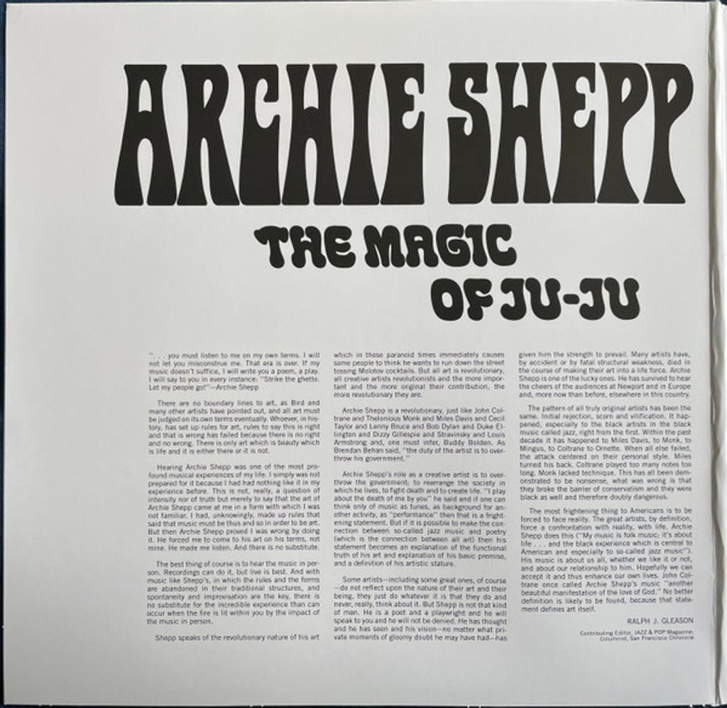 Archie Shepp – Magic Of Ju-Ju (LP Vinyl) Vinyl Record