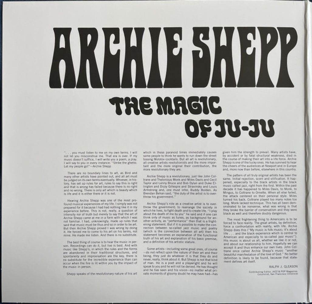 Archie Shepp – Magic Of Ju-Ju (LP Vinyl) Vinyl Record