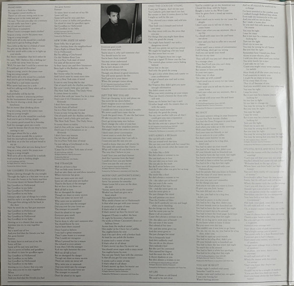 Billy Joel – Greatest Hits Volume I & II (2-LP Vinyl) Vinyl Record