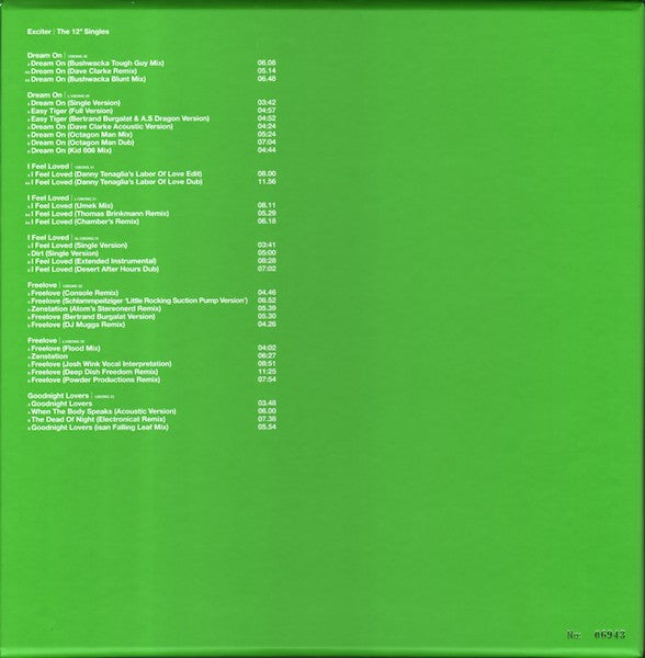 Depeche Mode – Exciter (Six 12" Inch Singles Vinyl) Vinyl Record