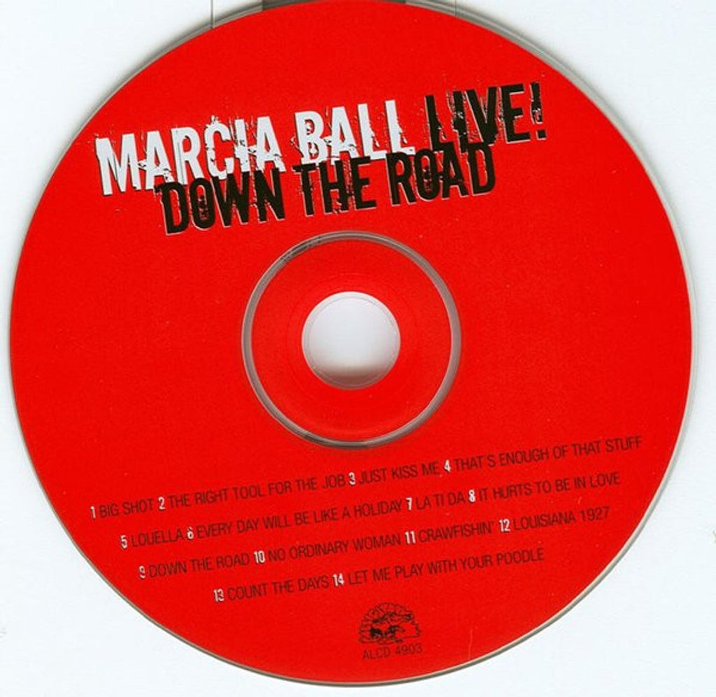 Marcia Ball – Live Down the Road Music CD