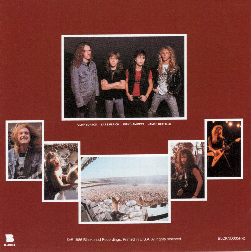 Metallica – Master Of Puppets Music CD