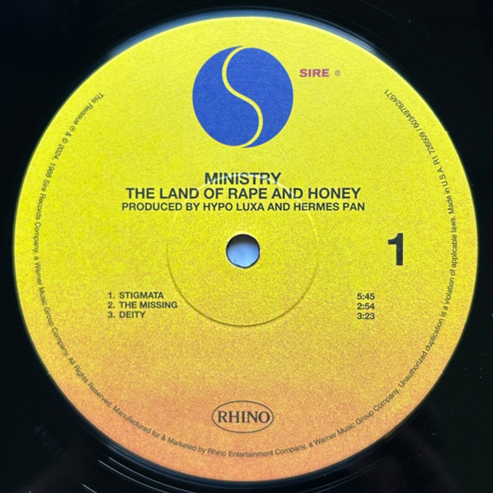 Ministry – Land Of Rape And Honey (2-LP Vinyl) Vinyl Record