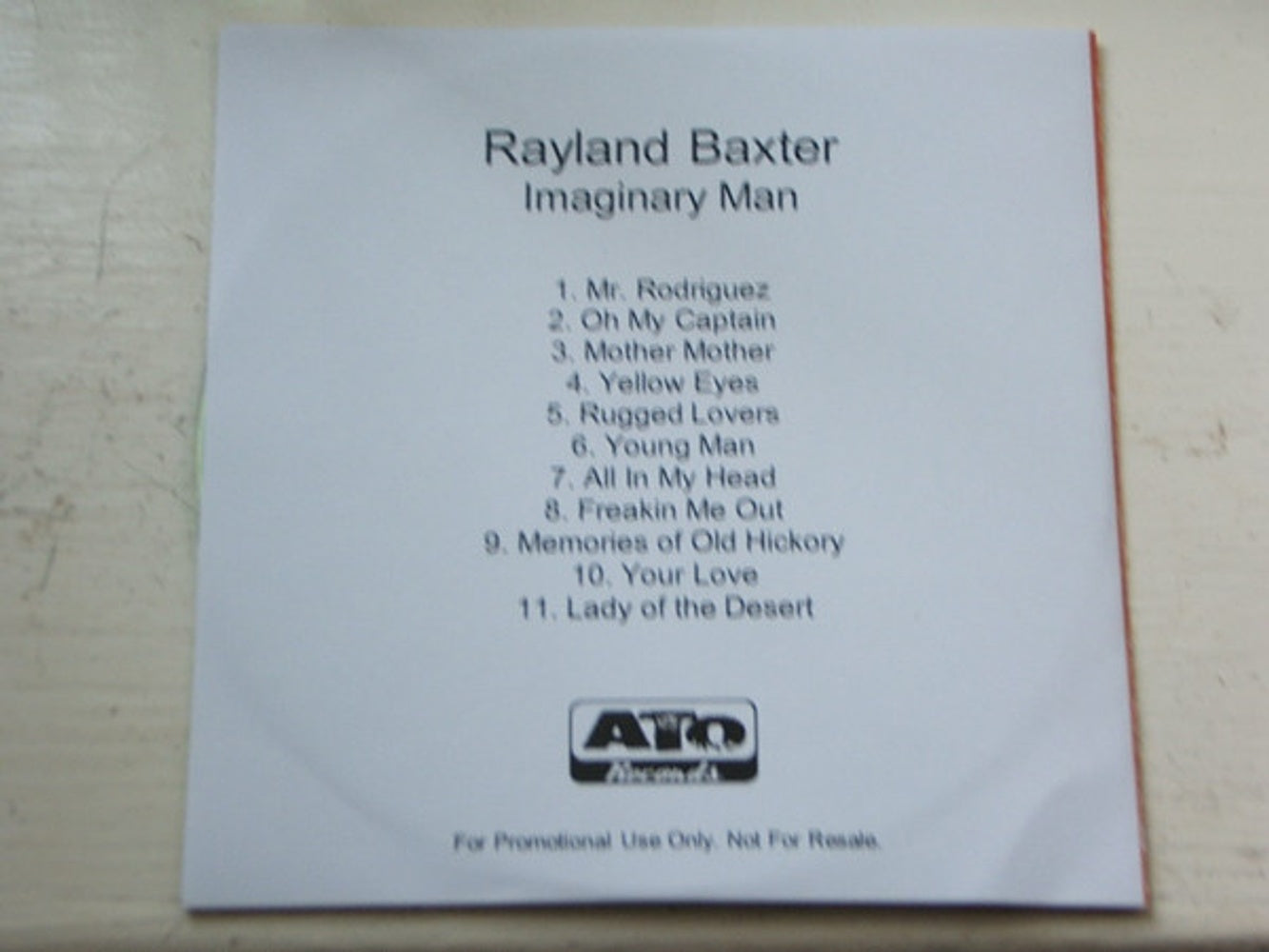 Rayland Baxter – Imaginary Man Music CD