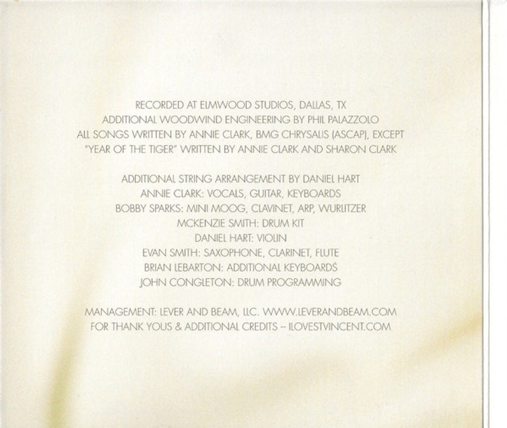 St. Vincent – Strange Mercy Music CD