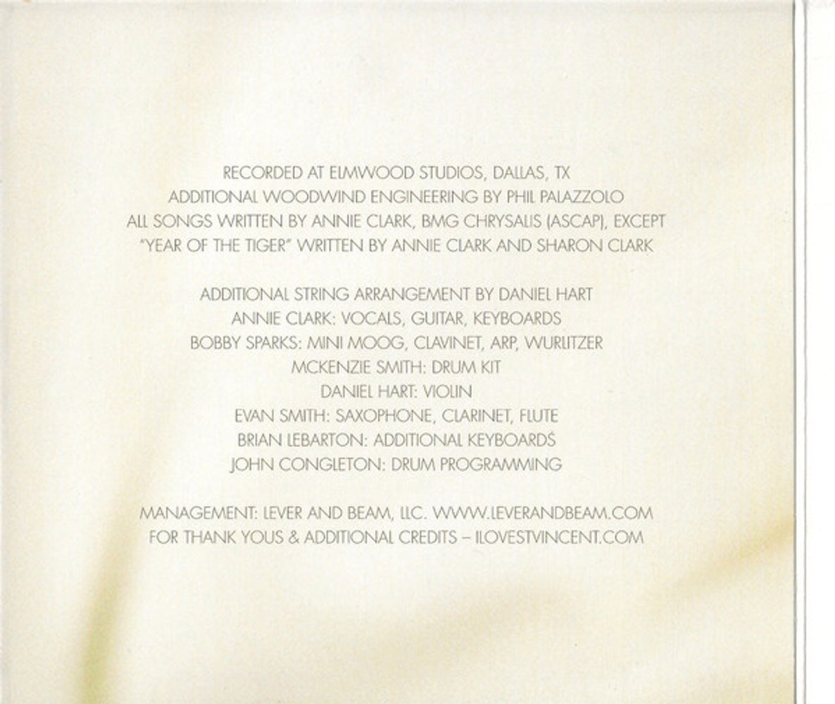 St. Vincent – Strange Mercy Music CD