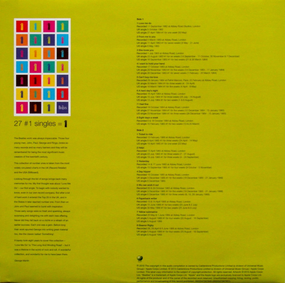 The Beatles – 1 (2-LP Vinyl) Vinyl Record