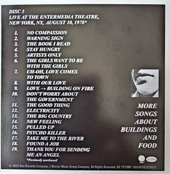 Talking Heads – More Songs About Buildings And Food (3-CD + Blu-ray) Music CD