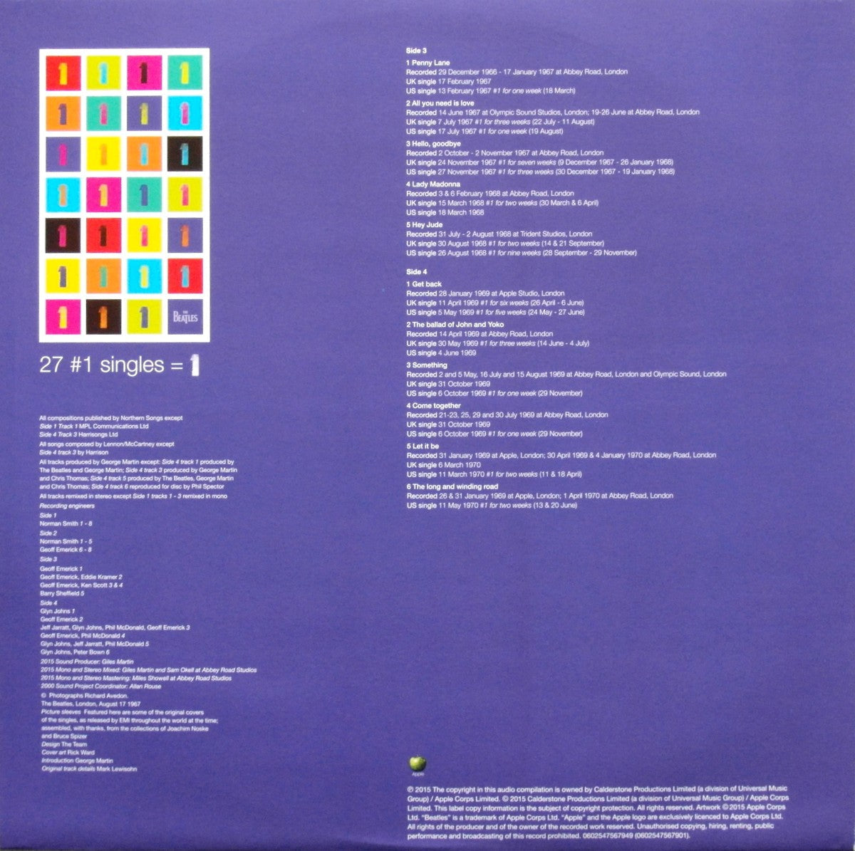 The Beatles – 1 (2-LP Vinyl) Vinyl Record