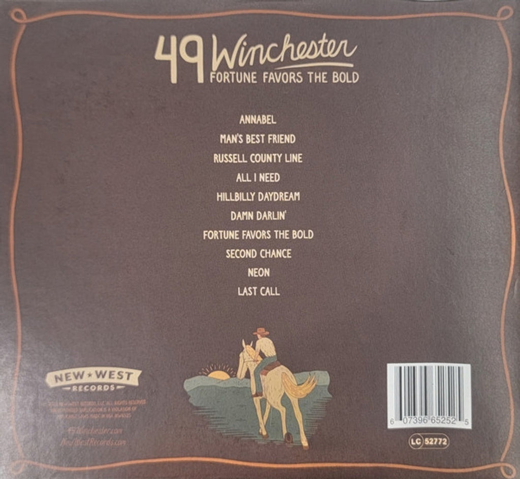 49 Winchester – Fortune Favors The Bold Music CD