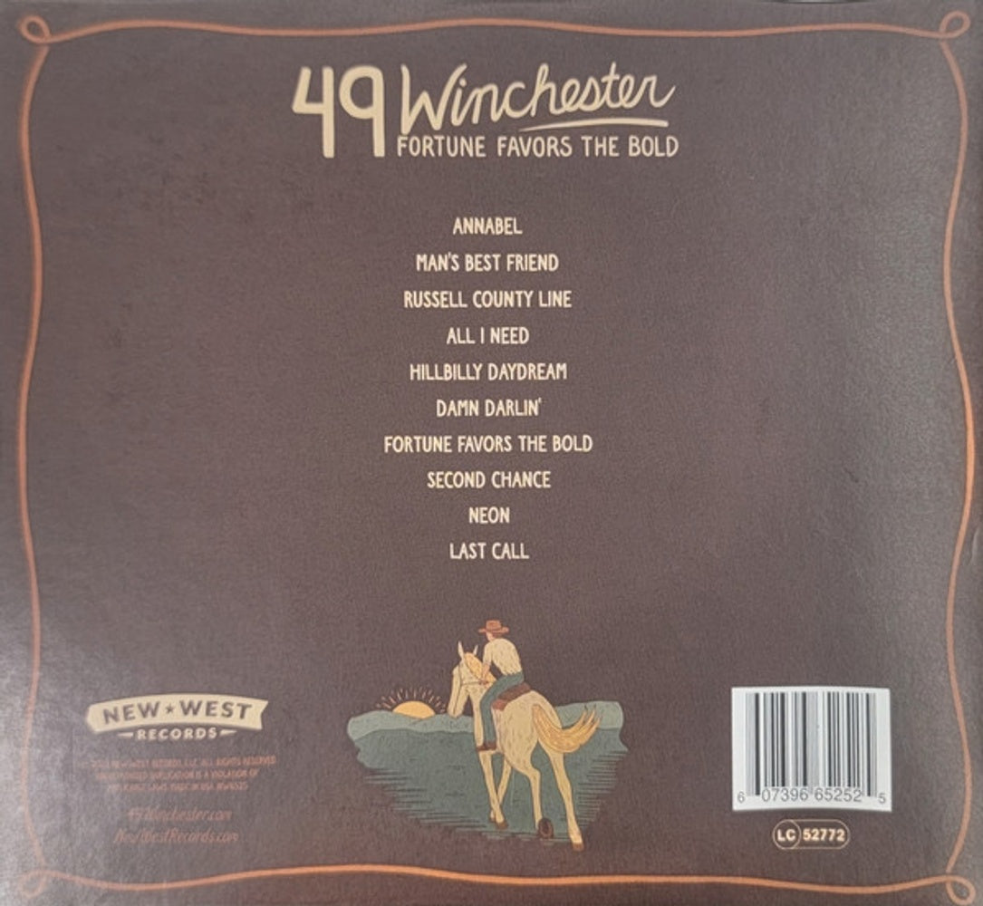 49 Winchester – Fortune Favors The Bold Music CD