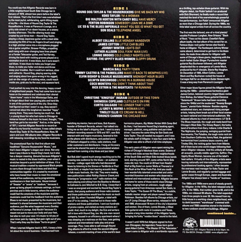 Alligator Records - 50 Years Of Genuine Houserockin' Music (2-LP Vinyl) Vinyl Record