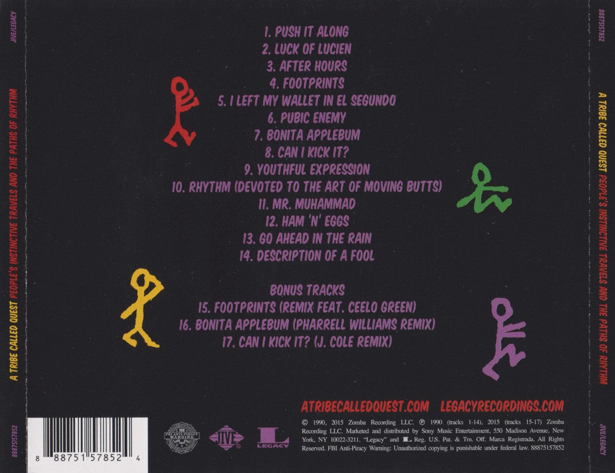 A Tribe Called Quest – People's Instinctive Travels And The Paths Of Rhythm Music CD