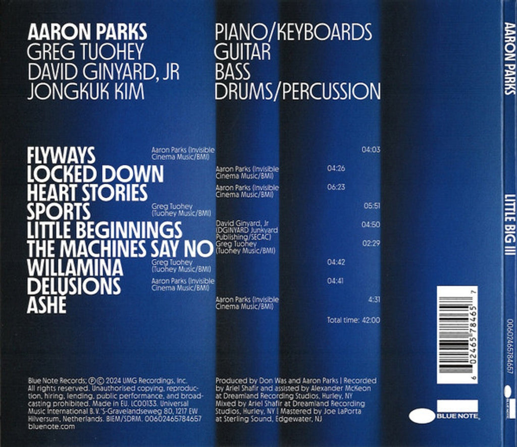 Aaron Parks – Little Big III Music CD