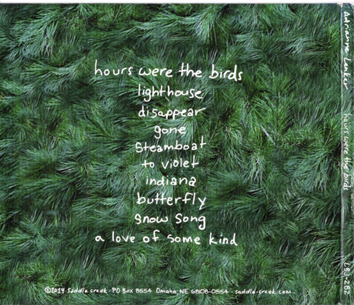Adrianne Lenker – Hours Were The Birds Music CD