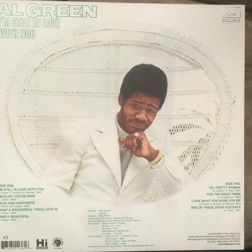 Al Green – I'm Still In Love With You (LP Vinyl) Vinyl Record