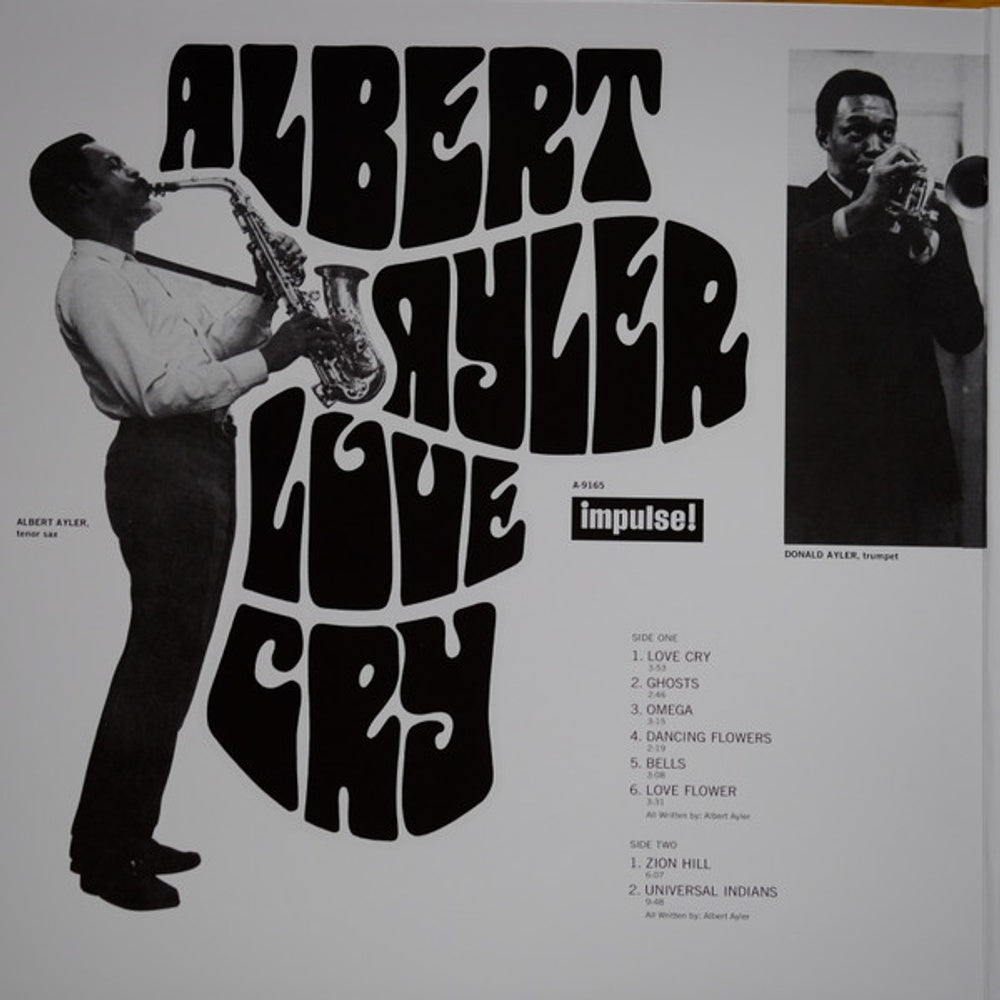 Albert Ayler – Love Cry (LP Vinyl) Vinyl Record
