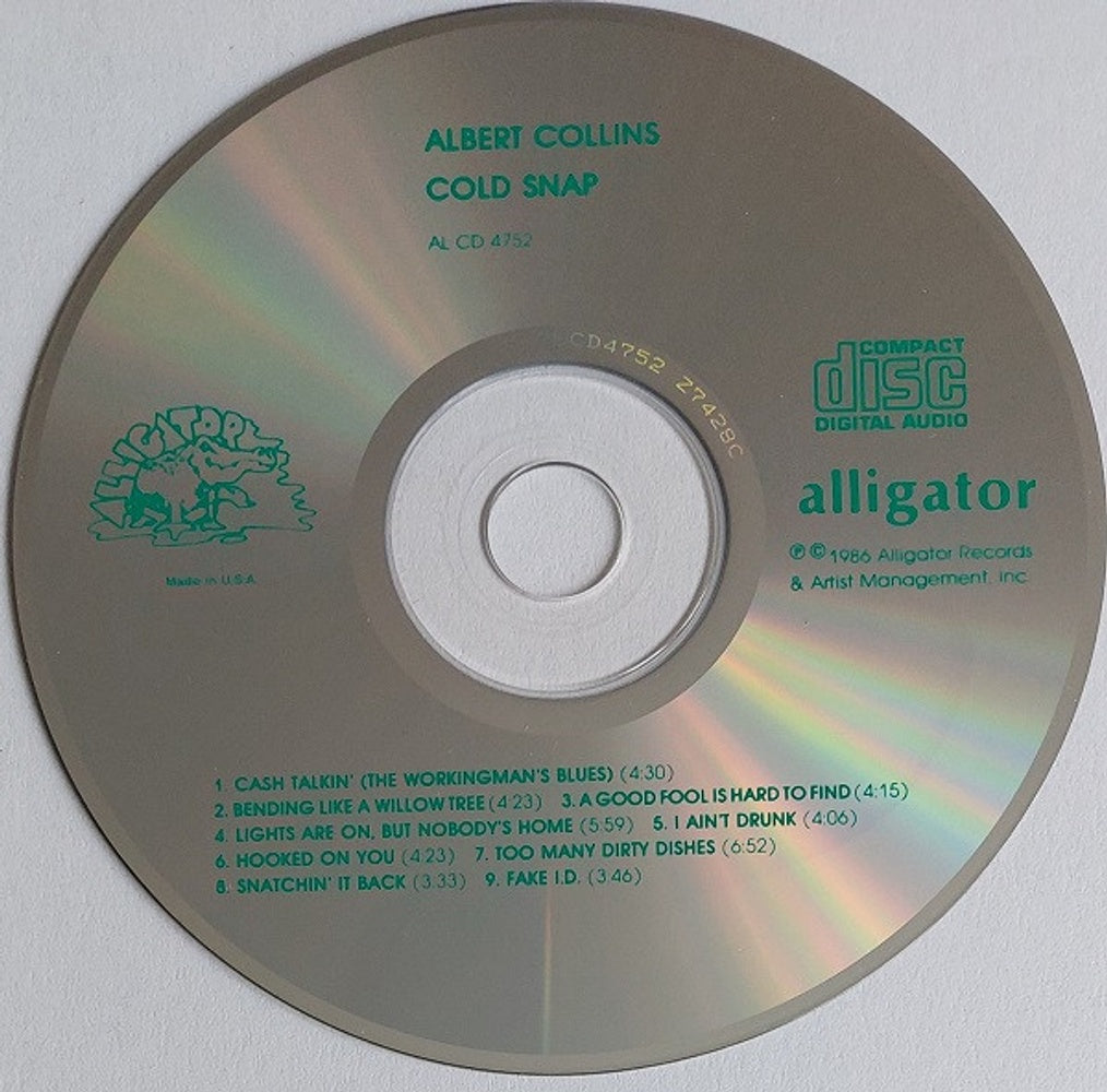Albert Collins – Cold Snap Music CD