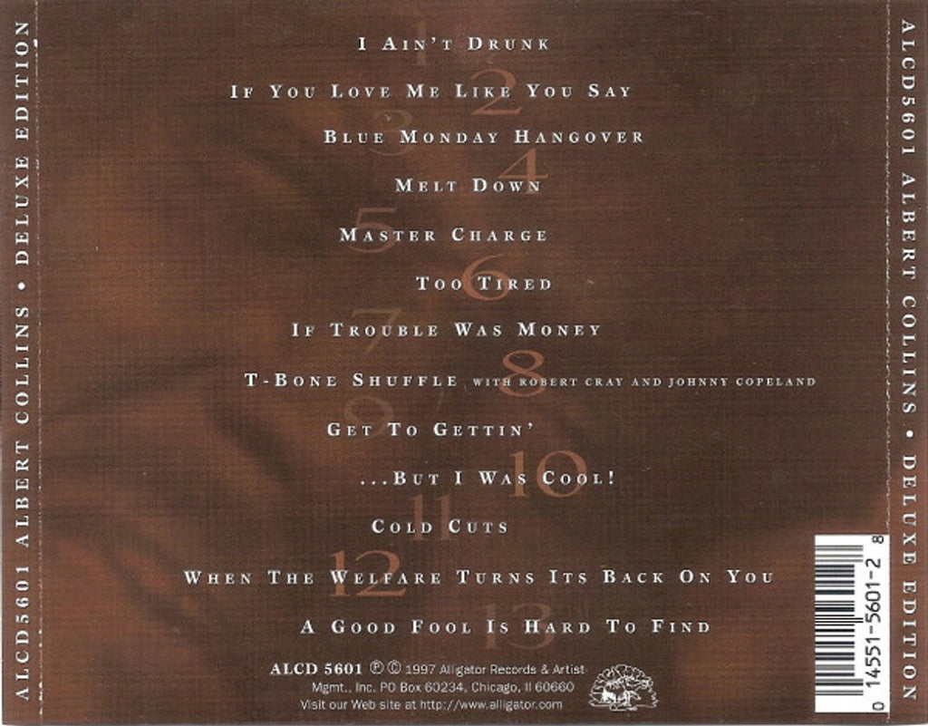 Albert Collins – Deluxe Edition Music CD