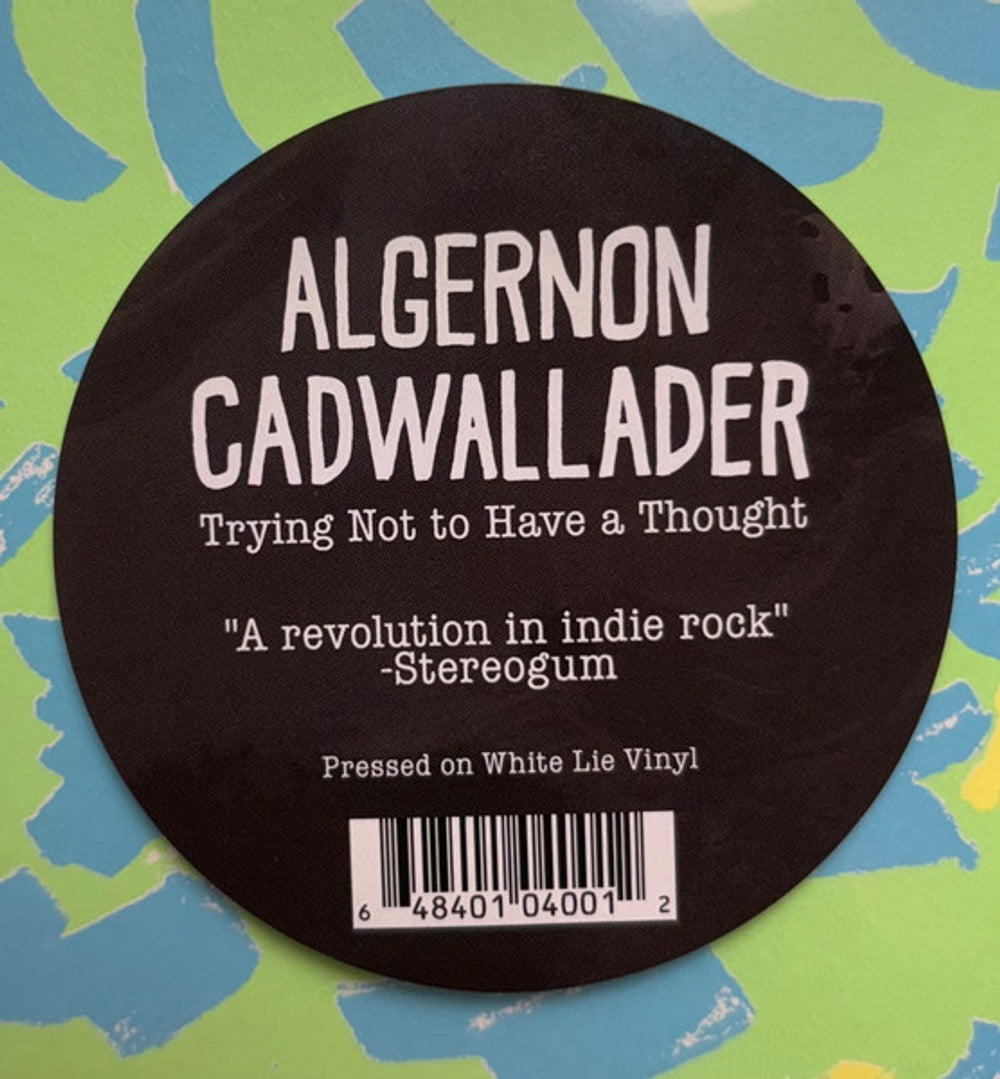 Algernon Cadwallader	 – Trying Not to Have a Thought (LP Vinyl) Vinyl Record