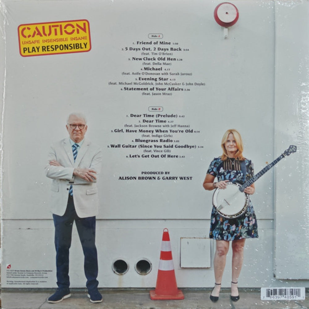 Alison Brown & Steve Martin – Safe Sensible & Sane (Red 2-LP Vinyl) Vinyl Record
