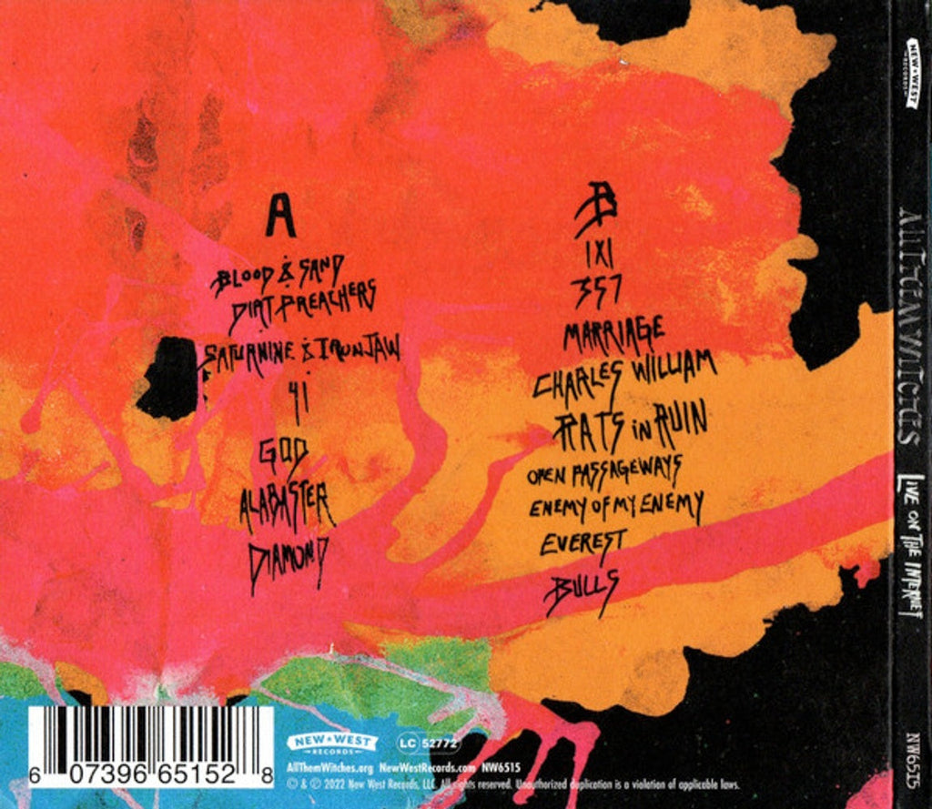 All Them Witches – Live On The Internet (2-CD) Music CD