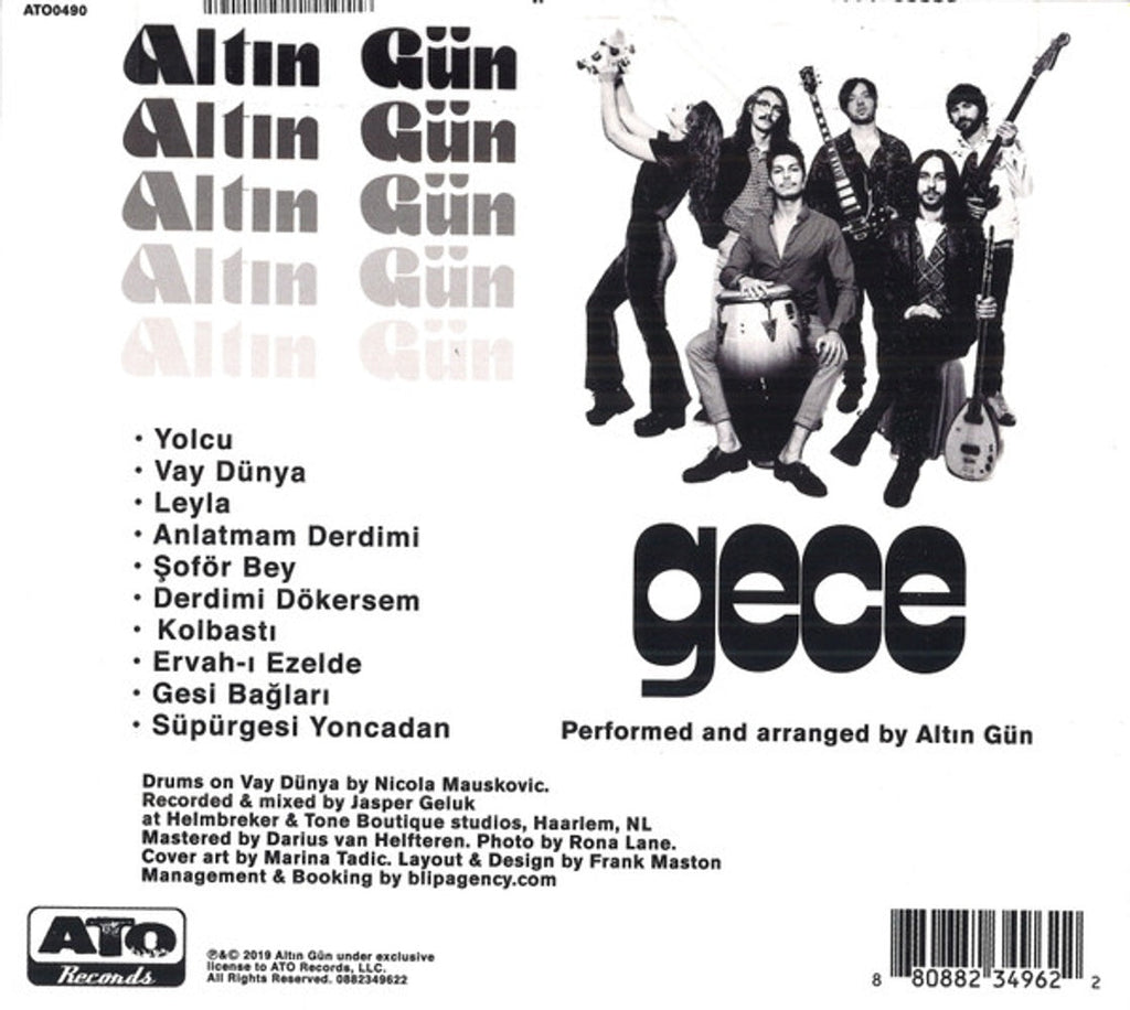 Altin Gun – Gece Music CD