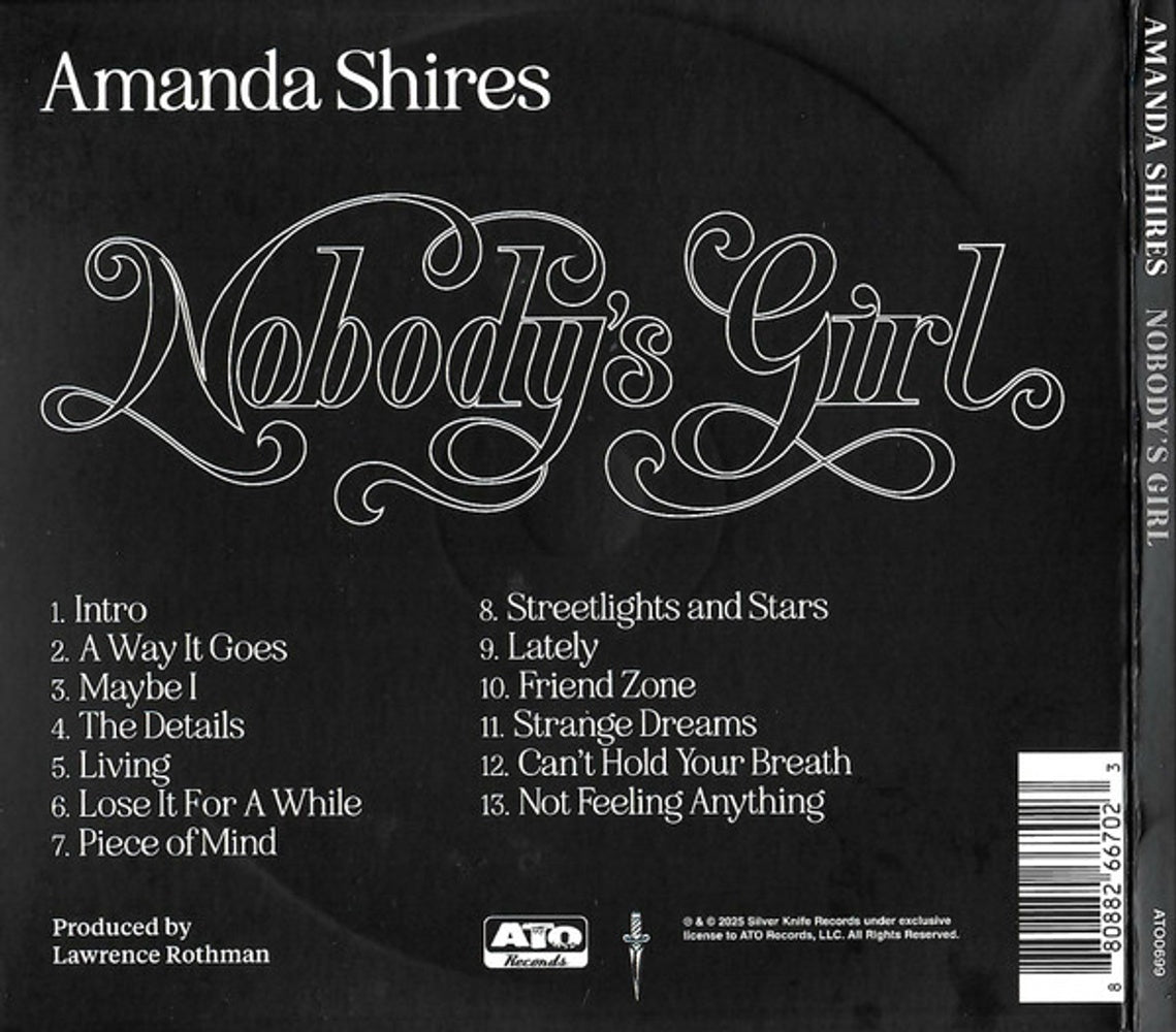Amanda Shires – Nobody's Girl Music CD