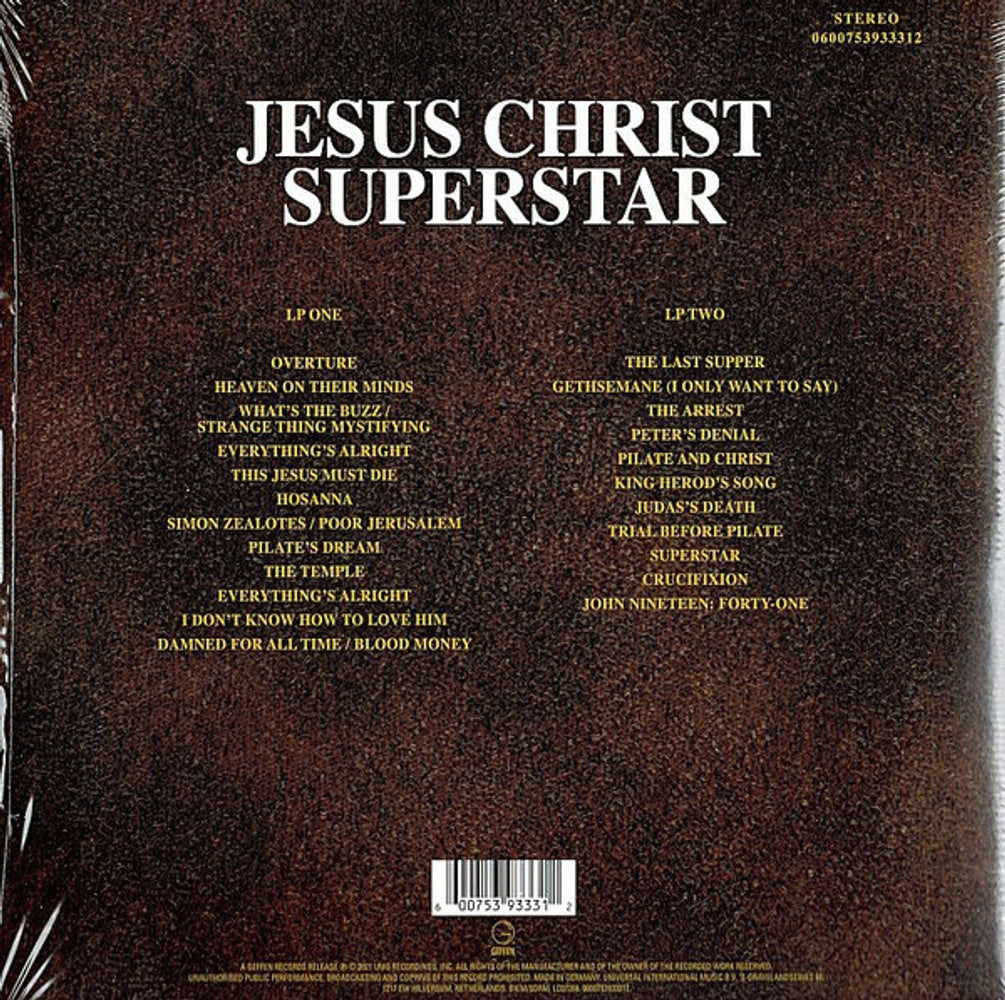Andrew Lloyd Webber – Jesus Christ Superstar (2-LP Vinyl) Vinyl Record