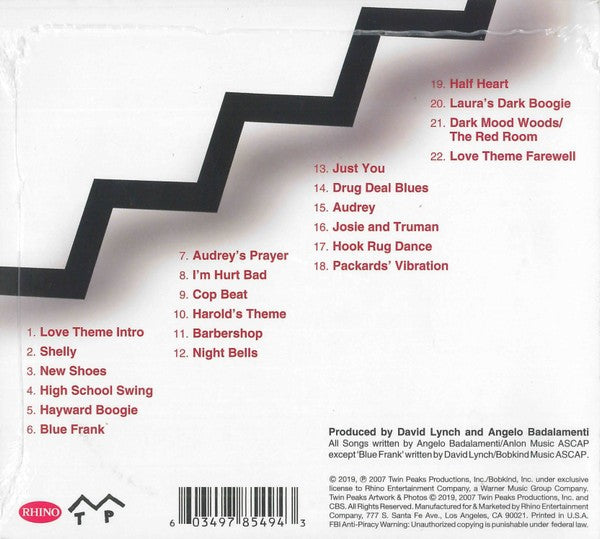 Angelo Badalamenti – Twin Peaks: Season Two Music And More Music CD