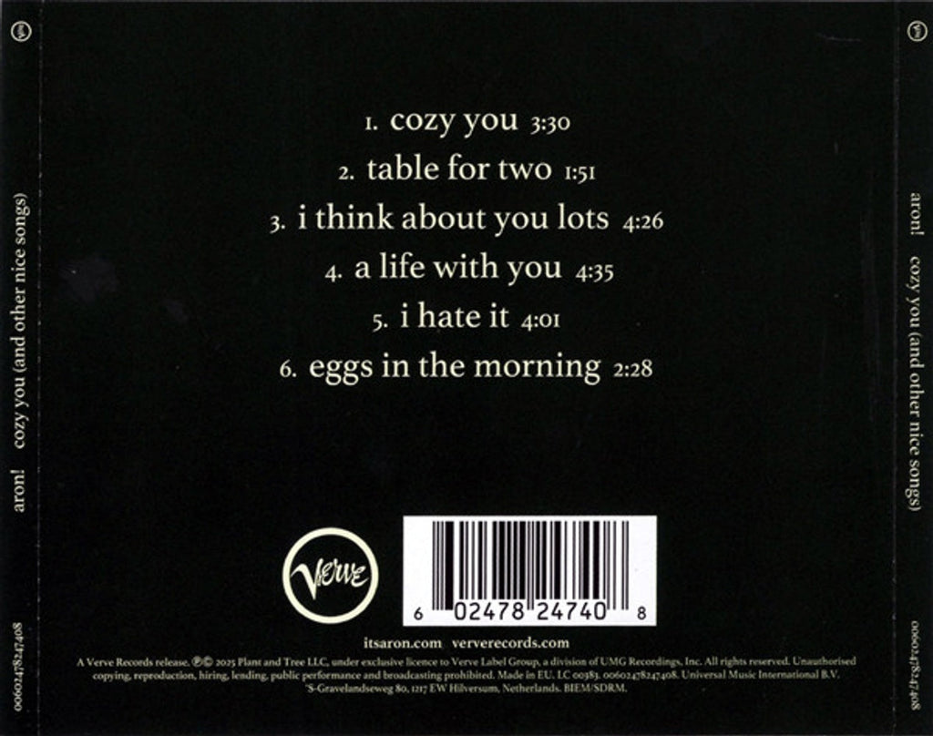 Aron! – cozy you Music CD