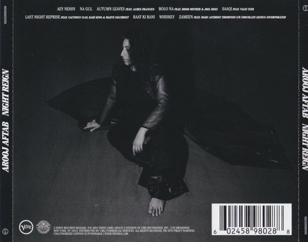 Arooj Aftab – Night Reign Music CD