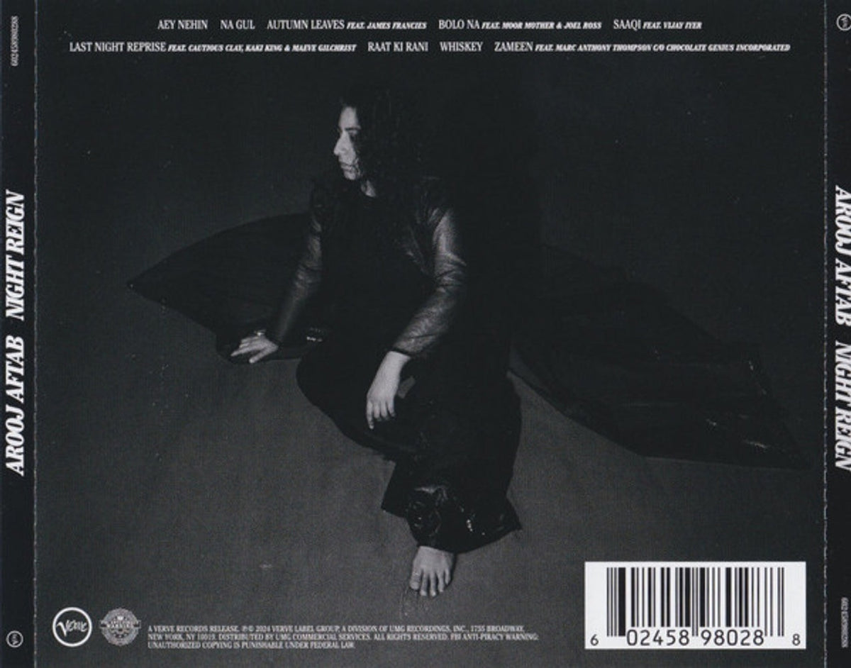 Arooj Aftab – Night Reign Music CD