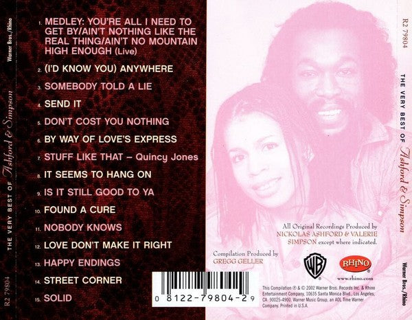Ashford & Simpson – The Very Best Of Ashford and Simpson Music CD
