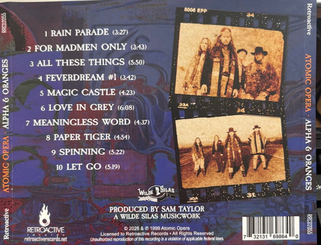 Atomic Opera – Alpha & Oranges Music CD
