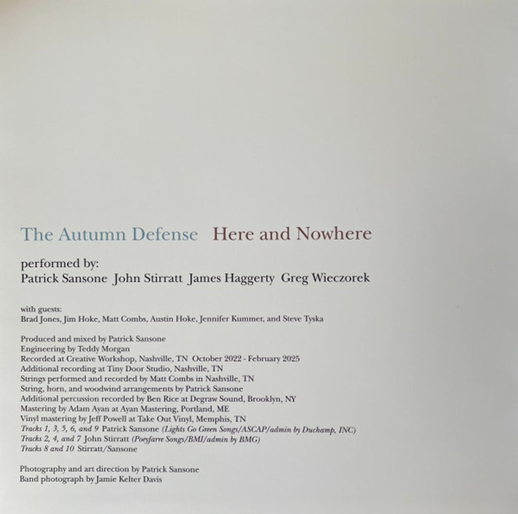 Autumn Defense – Here And Nowhere (LP Vinyl) Vinyl Record