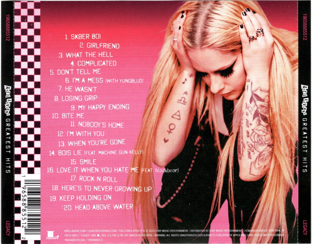 Avril Lavigne – Greatest Hits Music CD