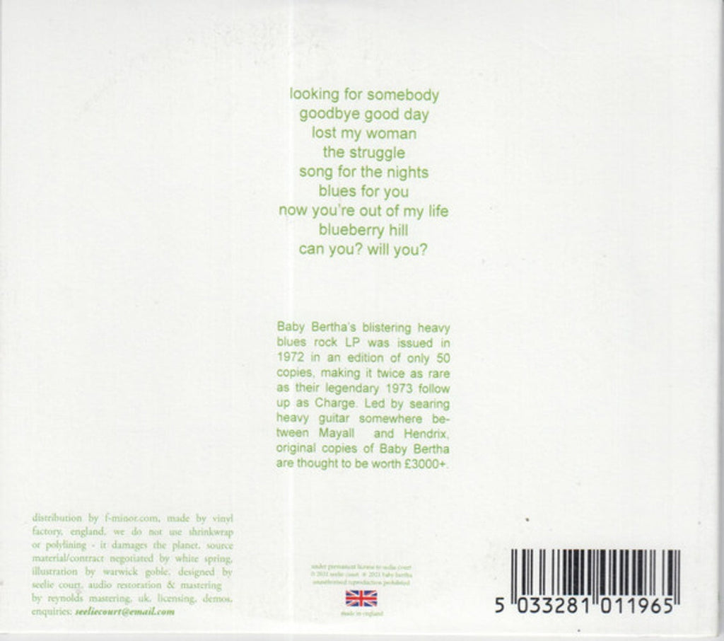 Baby Bertha – Just The Beginning Music CD