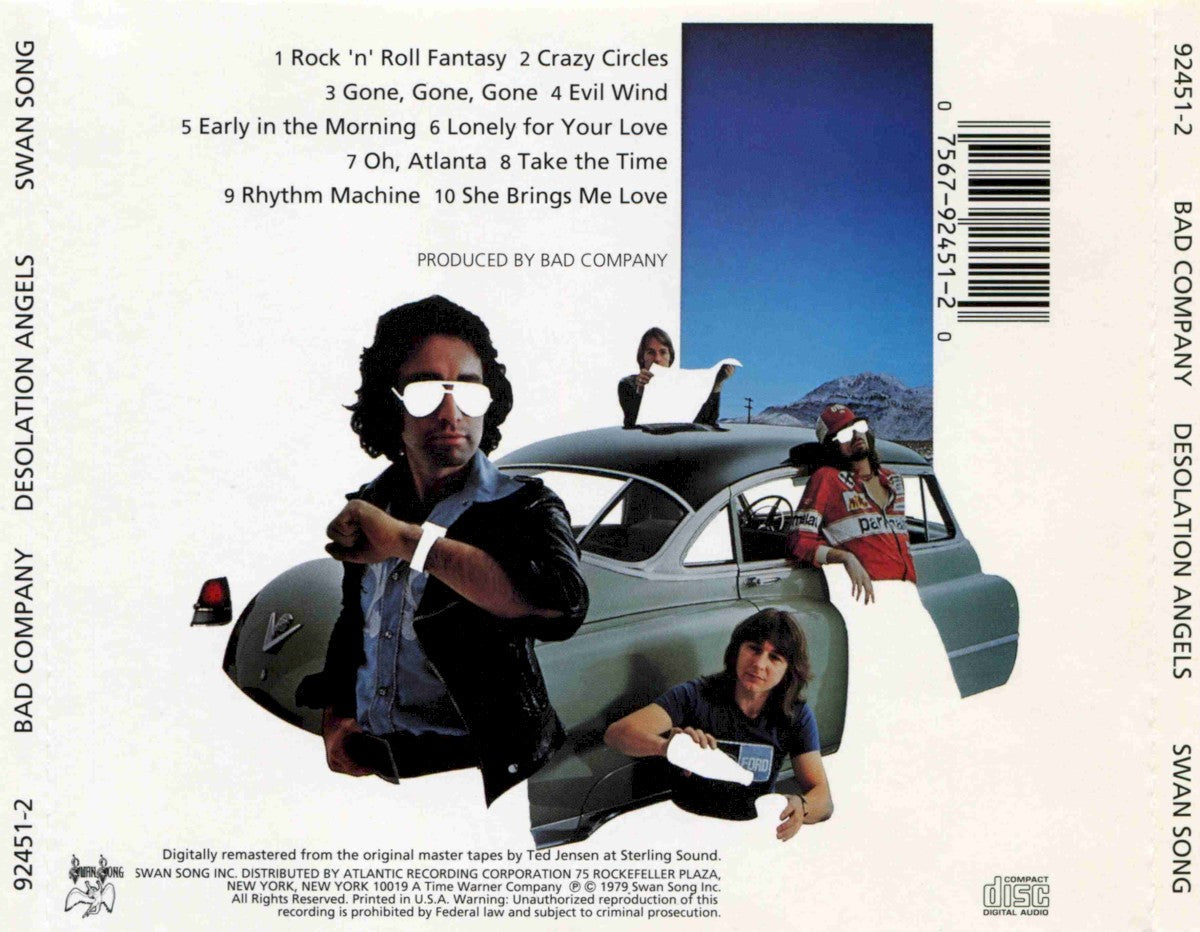 Bad Company – Desolation Angels Music CD