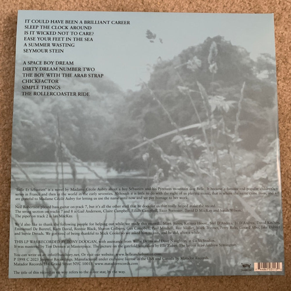 Belle And Sebastian – The Boy With The Arab Strap (LP Blue Vinyl) Vinyl Record