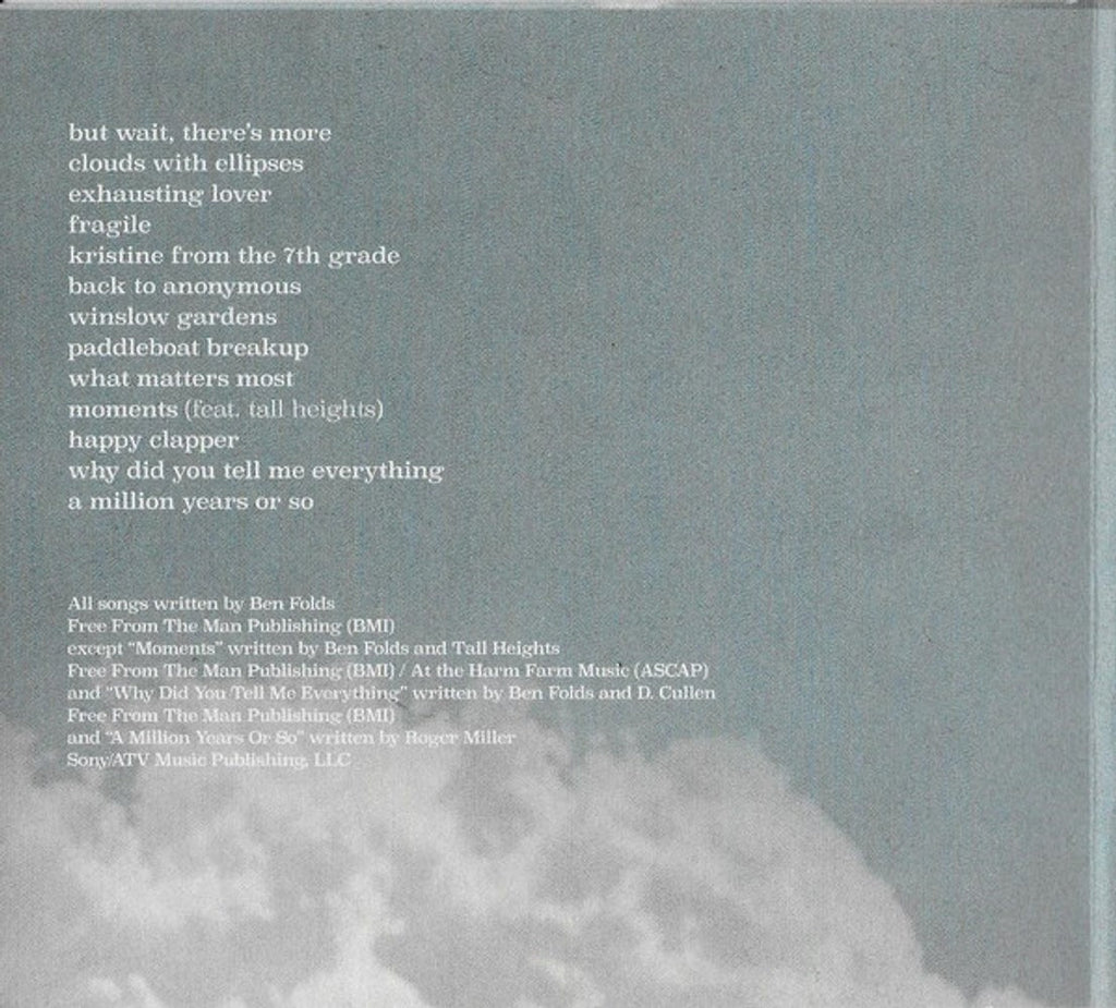 Ben Folds – What Matters Most Music CD