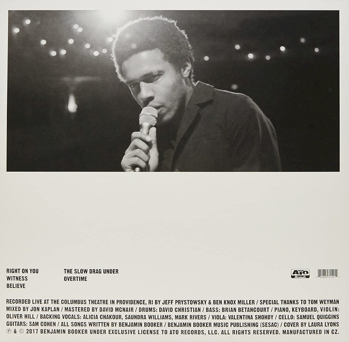 Benjamin Booker – Live For No One (LP Vinyl) Vinyl Record