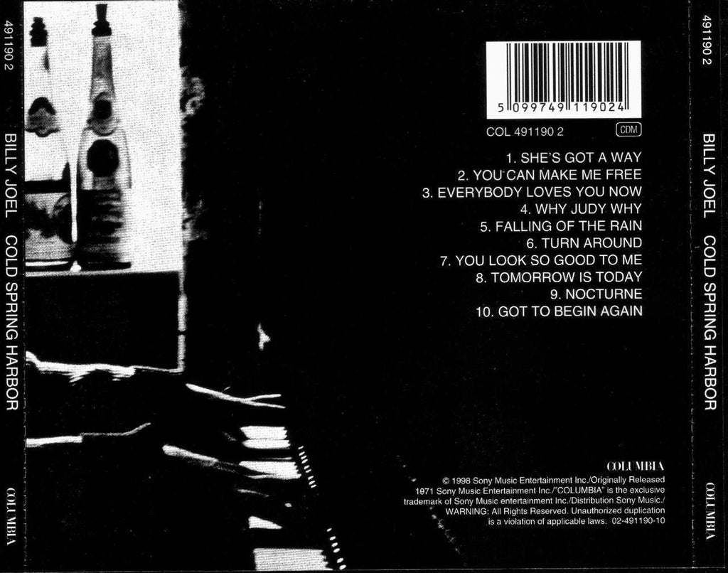Billy Joel – Cold Spring Harbor (LP Vinyl) Vinyl Record