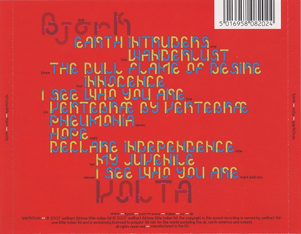 Bjork – Volta Music CD
