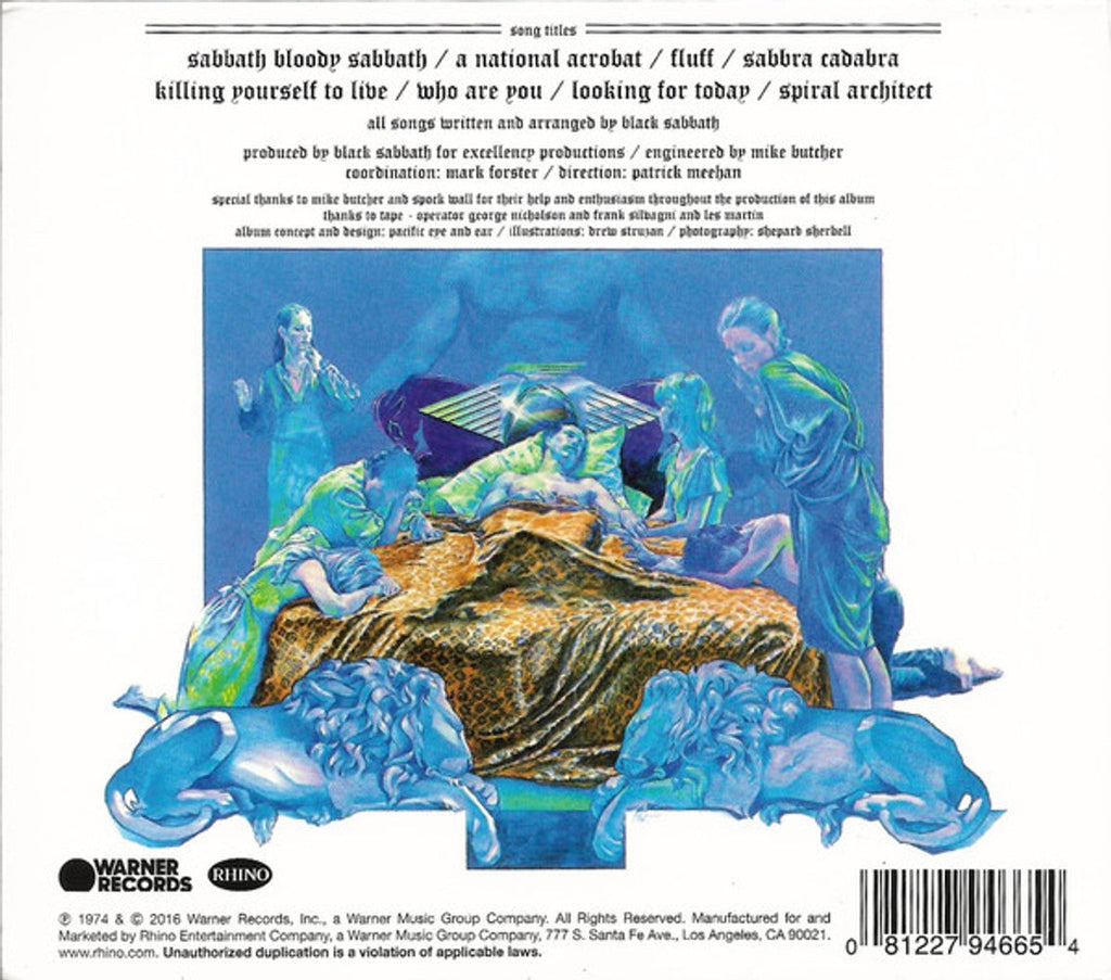 Black Sabbath – Sabbath Bloody Sabbath Music CD