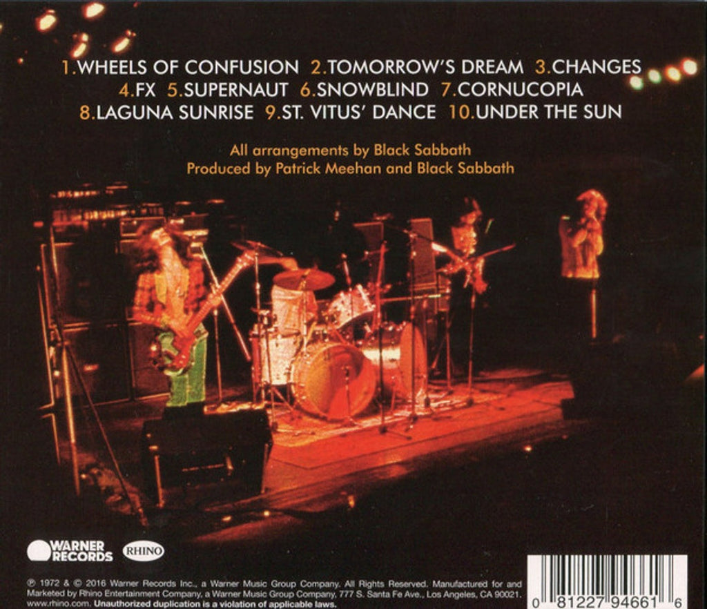 Black Sabbath – Vol. 4 Music CD