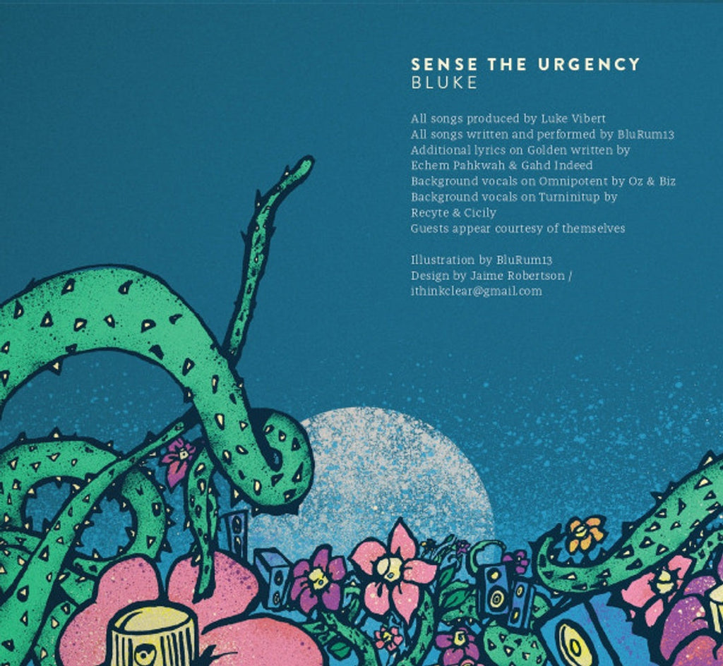 Bluke – Sense The Urgency (LP Vinyl) Vinyl Record